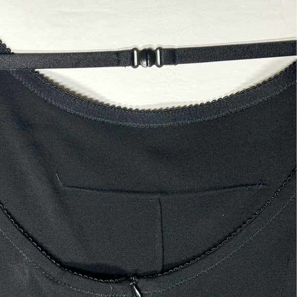 DOLCE & GABBANA | Black Scoop Neck Short Sleeve Knee-Length Dress IT 42/US 10 - Picture 6 of 16